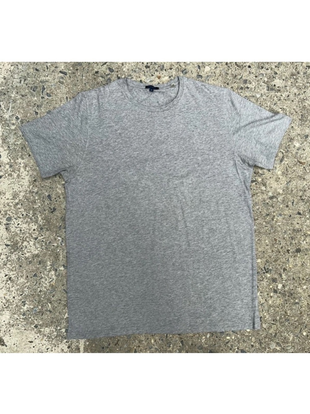 Patrick Assaraf T Shirt Mens XL Gray Peru Stretch Pima Cotton Casual